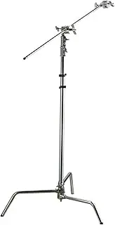 Stainless Steel Photography，Light Stand, Adjustable Height 150-300cm, 20Kg Load Bearing, for Light Stand Flash Stand Softboxes, Lights, Umbrellas, Backgrounds