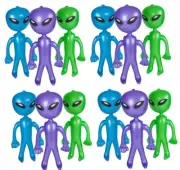 12 ASST 24 in INFLATABLE ALIEN ufo inflate blowup aliens monster toys wholesale