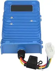 Club Car Voltage Reducer 36V/48V to 12V 30A 360W Dual Power Source Universal DC Converter Replacement Compatible for EZGO Aluminum