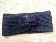 J Crew Head Warmer Twisted Black 4 In Width