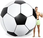 Lewtemi Giant Inflatable Ball Large Inflatable Sport Ball Giant Beach Pool Ball Inflatable Party Toy for Outdoor Activity Summer Games Sports Themed Birthday Party Decoration