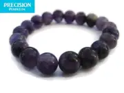 Amethyst 10mm Beads Stretch Healing Bracelet Protection Gemstone Crystal
