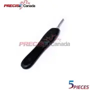 SET OF 5 SCALPEL HANDLE #6 BLACK SURGICAL DERMAL PODIATRY INSTRUMENT