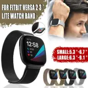 For Fitbit Versa 2 3 Lite Watch Band Strap Sports Metal Wristband Replacement AU