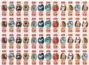 48 Unused Star Wars DISNEY/ Unite with DOLE Banana Stickers 3 Full Sheets Exc!