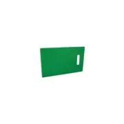 Cutting / Chopping Board 205x300x13mm Green Polyethylene HACCP Colour Coded