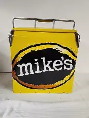 Mikes Hard Lemonade Advertisement Chest Cooler 11.5x11.5”