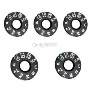New 5 PCS Interface Cap Label For Canon EOS 70D Top Cover Function Mode Dial