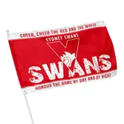 Sydney Swans AFL KIDS Pole Game Day Flag Banner