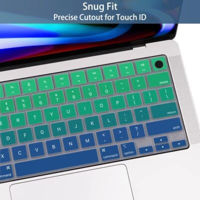 Compatible with MacBook Air 13.6 Inch M2 Clip 2022 Release Model Keyboard Cover