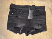 AMERICAN EAGLE NEXT LEVEL STRETCH HIGH-RISE SHORTS WOMENS SIZE 6