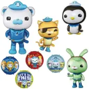 8pcs Octonauts Foil Balloon Captain Barnacles Kwazii Tweak Peso Kids Party Decor