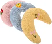 Milisten Comfortable Plush Dog Pillow Calming Bed Neck Protection for Cats Pet Sleeping Pillow 3 Pack