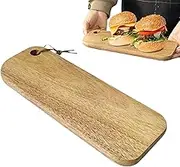 Wrohto Small Chopping Board | Small Wood Cutting Board,Portable Food Mat, Meat Cheese Charcuterie Serving Tray for Parties Camping Picnics Outdoor
