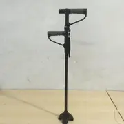 Double Handle Foldable Walking Stick with LED Light