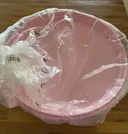 Tupperware Round Maxi Pastelera Cake Taker w Pink Storage Base & Pink Domed Lid