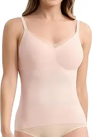 [GXOULRRA] V Lace Wireless Camisole Tank Tops for Women Seamless Spaghetti Straps Camis