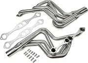 Artudatech Stainless Steel Exhaust Manifold Header 267-400 fit for Chev-y SBC V8 1970 1971 1972 1973 1974 1975 1976 1977 1978-1987