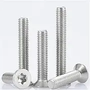20Pcs M4x6mm~40mm SUS304 Stainless Steel Six-Lobe 90° Flat Head Screws Countersunk Screw(20Pcs M4x10)