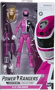 Power Rangers - Lightning Collection - 6 Inch S.P.D. Pink Ranger - Premium Collectible Action Figure with Accessories - Toys for Kids - F1428 - Ages 4+