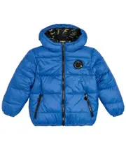 [Stella McCartney Kids] Stella McCartney Kids Reversible puffer jacket Y 2 blue