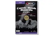BCW Silver Age Backing Boards - 1 Pack 100 Total Certified Acid-Free, 7x10.5 Inches Safeguard Your Valuable Silver and Bronze Age Comics