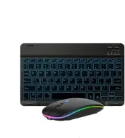 Bluetooth Keyboard and Mouse Combo for iPad - Rechargeable Wireless Keyboard