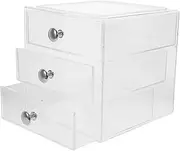 HOLIDYOYO Drawer Type Storage Box Multi-layer Stackable Tabletop Organizer Clear Sundries Storage Box
