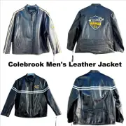 Colebrook Men's Leather Jacket Racing (See description)