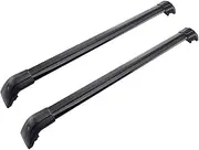 2PCS Cross Bar Compatible for Subaru Forester 2025 Sport/Touring Roof Rail Rack Lockable Cargo Carrier Crossbars Kayak Bar Baggage(Black)