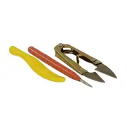 3 Pce Rod Building Tool Kit -1 x Burnishing Tool- 1 x Clippers & 1 x Thread Pick