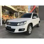 2013年VOLKSWAGEN TIGUAN 1.4 TSI 嘉義市建成汽車嚴選