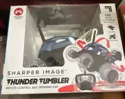 Thunder Tumbler Wireless Remote Control Spinning Car Vehicle Sharper Image NEW!