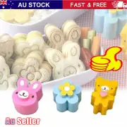 3X Flower Bread Mold Cake Toast Bento Maker Sandwich Cutter Rabbit Crust CookCC