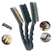 Mini Wire Brush Brass Nylon Steel Brush Rust Remover Cleaning Polish Grinder /