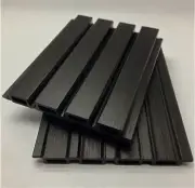 220 x 2900 Black Outdoor WPC Cladding Wall Panels