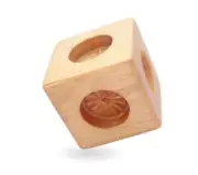 Korean Traditional Cookie Rice Cake DASIK Making 6Hole Dice Wooden Mold Frame