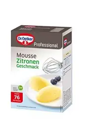 Dr.Oetker Mousse Zitrone-Geschmack 1 KG, 1er Pack (1 X 1 KG)