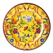 Mario Luca Giusti Pancale Yellow Fruit Plate Set of 6 Pcs