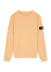 Stone Island Kids Logo Cotton Sweatshirt (10-12 Years) - Orange - 10YR (10 Years) 10YR (10 years)