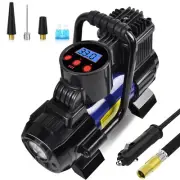 Heavy Duty Portable 12V 1 Car Tire Inflator Pump Air Compressor 140W 150 PSI