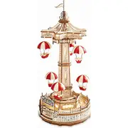 [Robotime] ROKR Parachute Tower Music Box
