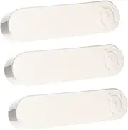 Healeved 3pcs Cartoon Cotton Swab Box Jars Gauze Rack Lid Balls Cotton Ball Holder Wicker Swabs Cotton Swab Containers Basket Cotton Swab Holder Softener Trinket Dispenser Holder Pp White
