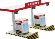 GARVALON Educational Highway Toll Booth Toy Set Interactive Traffic Model for Boys' Playtime and Discovery