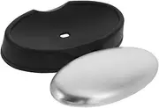 304 Stainless Steel Soap Bar Base Odor Removing Soap for Cooking Metal Soap for Kitchen Use Portable