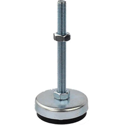M10 Steel/Rubber Fixed Levelling Feet | LVR085