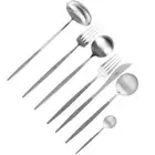 NEW Cutipol Goa Grey/Matte Steel 75pce Boxed Set