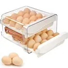 Egg Storage Container for Refrigerator,32 Egg Holder for Fridge,Large Capacit...
