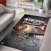San Francisco 49ers Doormat, Area Rug For Living Room Rug Home Decor Welcome mat