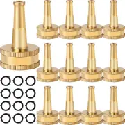 12 Pack Sweeper Nozzle for Garden Hose Solid Brass Jet Sweeper 2" Jet Nozzle